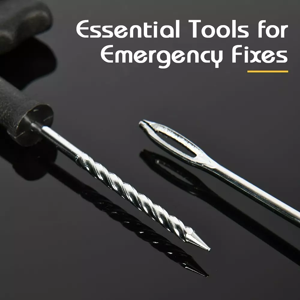 DELI 7 Pcs Tyre Repair Kit PP+Butyl Rubber, EDL120001