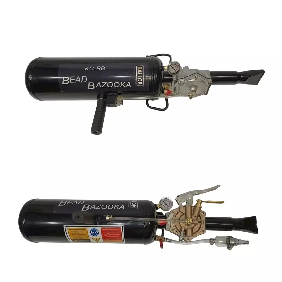 Gallop Bead Bazooka 2 Gallon Capacity and 1.5 inch (38.1 mm) Ball Valve, KC-BB