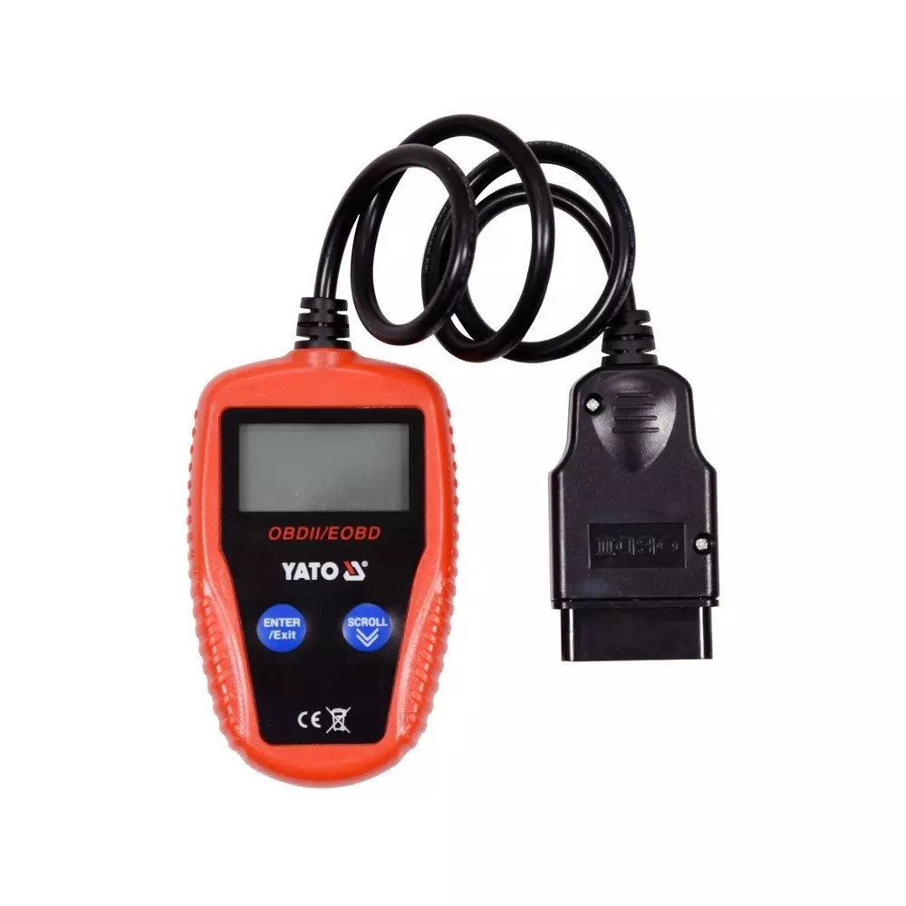 Yato 12 V DC OBDII Multilingual Scan Tool, YT-72977
