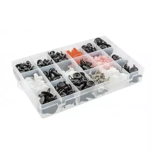 Hogert Technik 360 Pcs Trim Clips Assortment Set for Bodywork, Finishing Work in Toyota/Lexus Cars, HT8G554