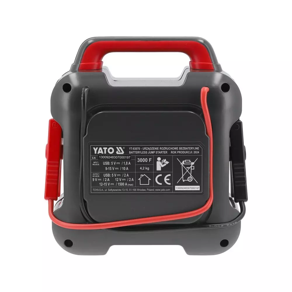 yato-jump-starter-ultra-capacitor-digital-led-display-40-to-65c-working-temperature-and-usb-type-c-12-v-car-charger-yt-83070