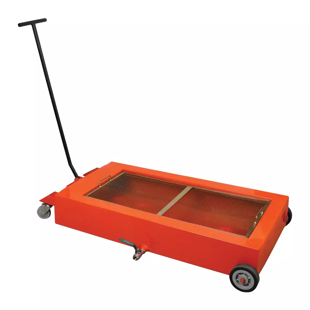 Groz Gravity Oil Drain 90 L Capacity 2.5 m Diacharge Hose Red, TD/90G