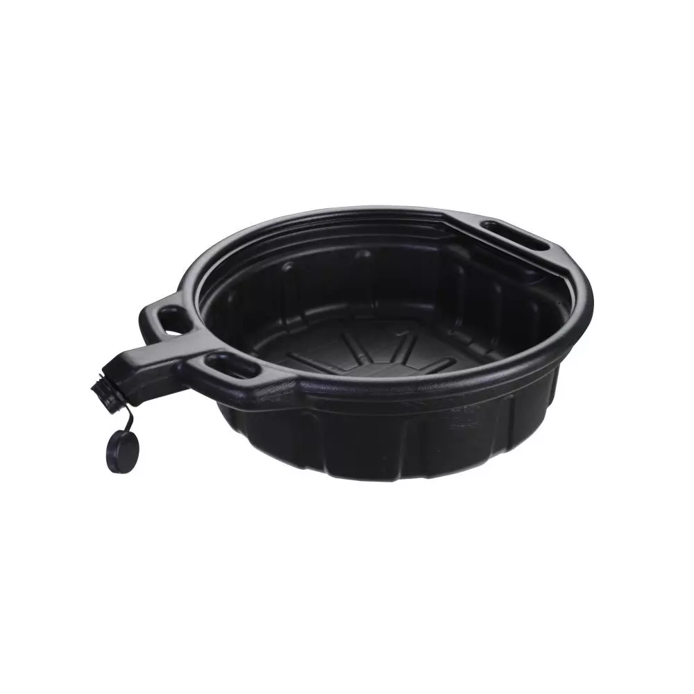 Groz Drain Pan 8 L High Density Polyethylene Black, ODP/8