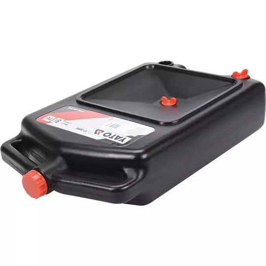 Yato 8 L Capacity Waste Oil Storage Container EP Body and 3 Handles for Handling Operational Fluids, YT-06995