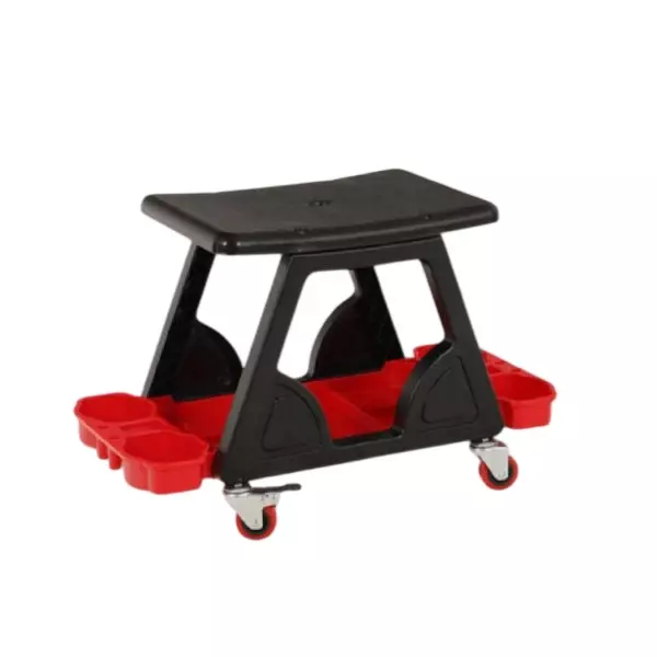 AGE TECH Detailing Creeper Red and Black Color Plastic, Metal Body and 4 Wheels, YB-02324