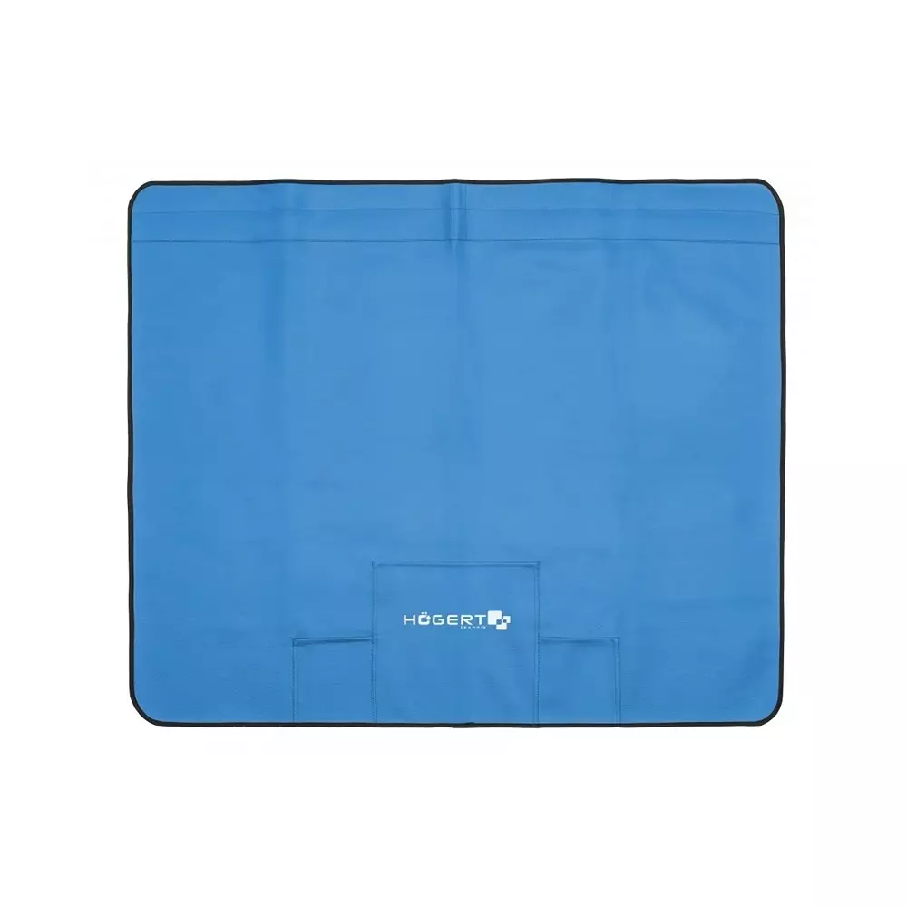 Hogert Technik Magnetic Protective Mat Made of Polypropylene, Size 120x100 cm and 4 Pockets, HT8G438