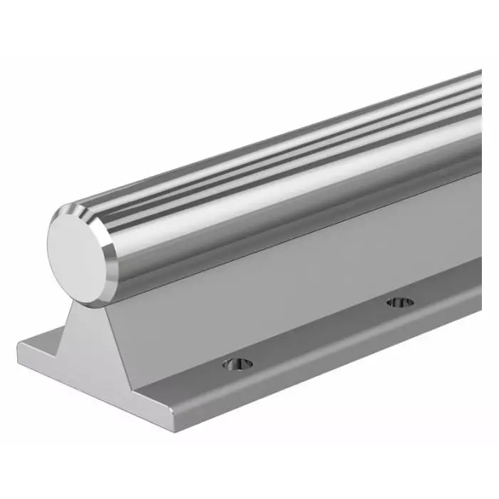 Bosch Rexroth 0.6m Long Aluminium, Steel Round Shaft, 12 mm Shaft Diam. , Hardness 60HRC, h6 Tolerance, R101401200, 600 MM