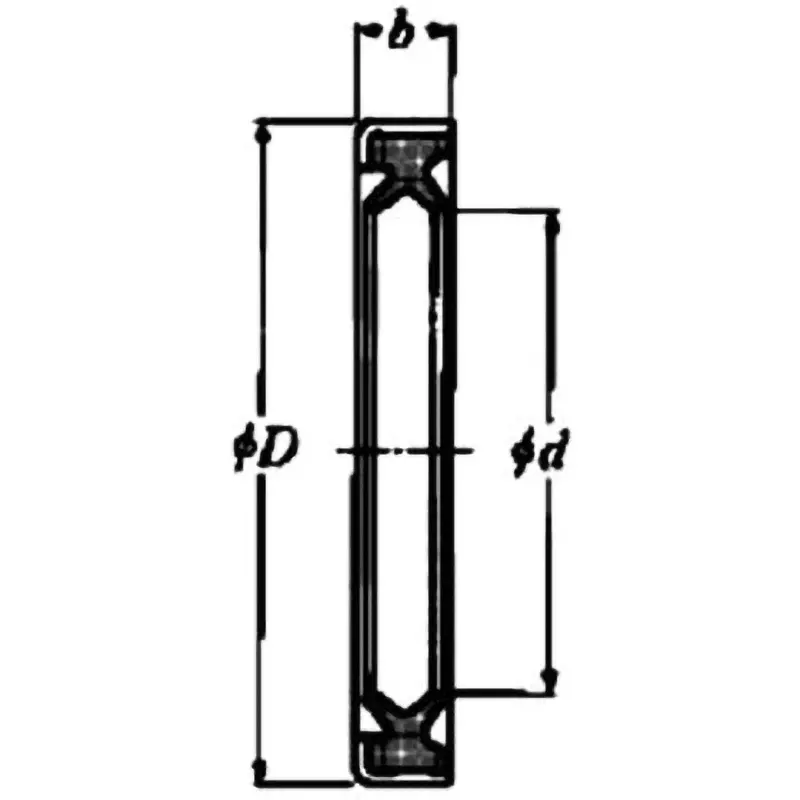 NTN G Seal 28 x 35 mm Diameter and 4 mm Width, GD28X35X4