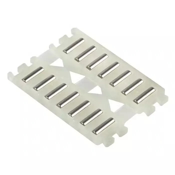 INA Double Flat Cage Assembly for Needle Rollers, 14 rollers per cage, 2 mm roller diameter, FF2025-ZW-B-0-2