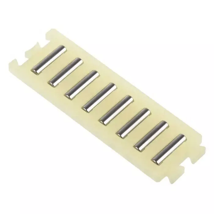 INA Single Flat Cage Assembly for Needle Rollers, 9 rollers per cage, 2.5 mm roller diameter, FF2515/0-2