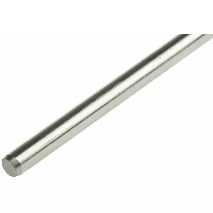 Bosch Rexroth 0.4m Long Steel Closed Bush Shaft, 5 mm Shaft Diam. , Hardness 60HRC, h6 Tolerance, R100000500,400mm