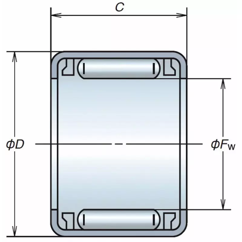 nsk-shell-type-roller-clutch-fcfcl-8-mm-outer-diameter-031-nm-torque-capacity-fc-4k