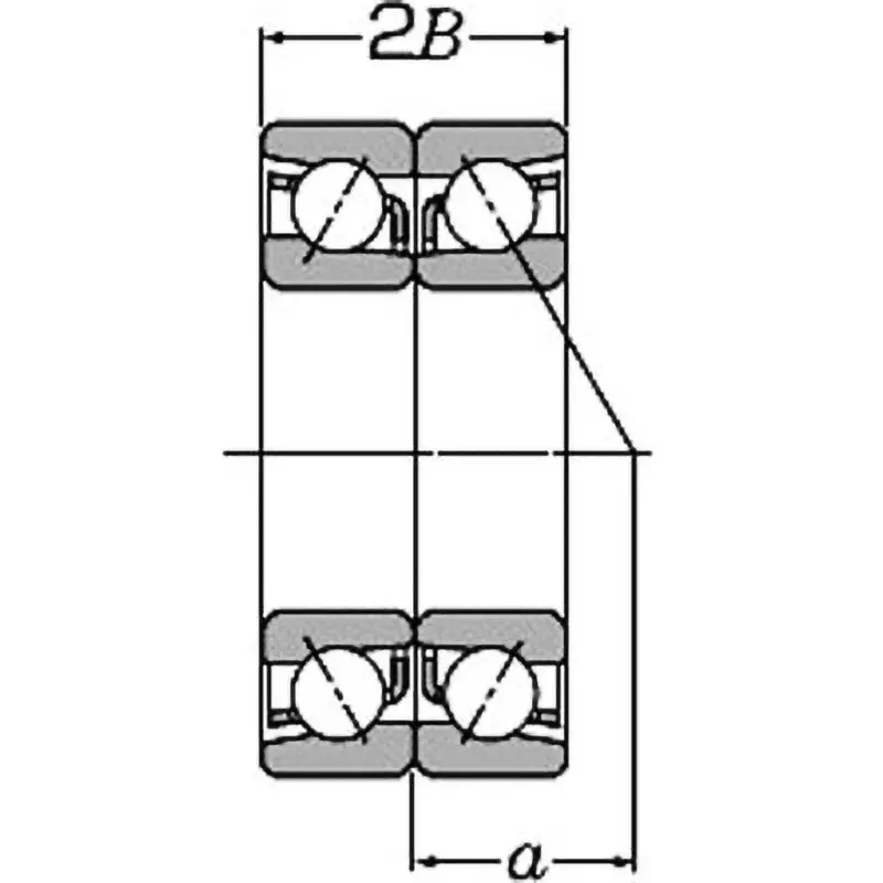 ntn-matched-angular-contact-ball-bearing-7300-series-db-25x62-mm-diameter-and-34-mm-width-b-7305adb-1-set