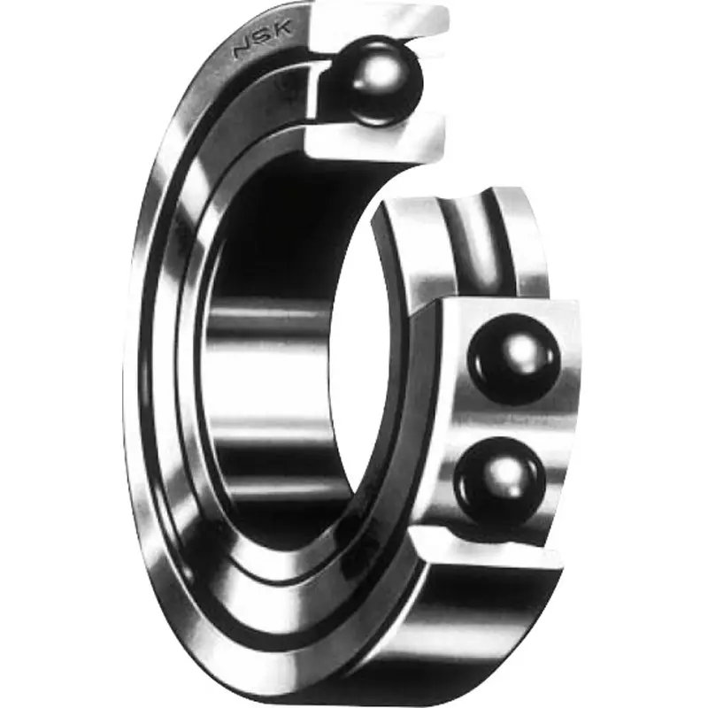 NSK Single-Row Angular Contact Ball Bearing 60x110 mm Diameter and 22 mm Width B, 7212AW