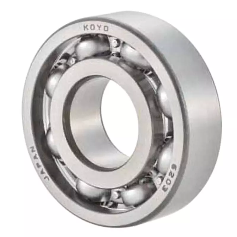 KOYO Deep Groove Ball Bearing 6300S Open Type Press Cage 45x100 mm Diameter and 25 mm Width B, 6309C4