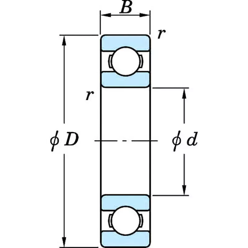 koyo-deep-groove-ball-bearing-6300s-open-type-press-cage-45x100-mm-diameter-and-25-mm-width-b-6309c4