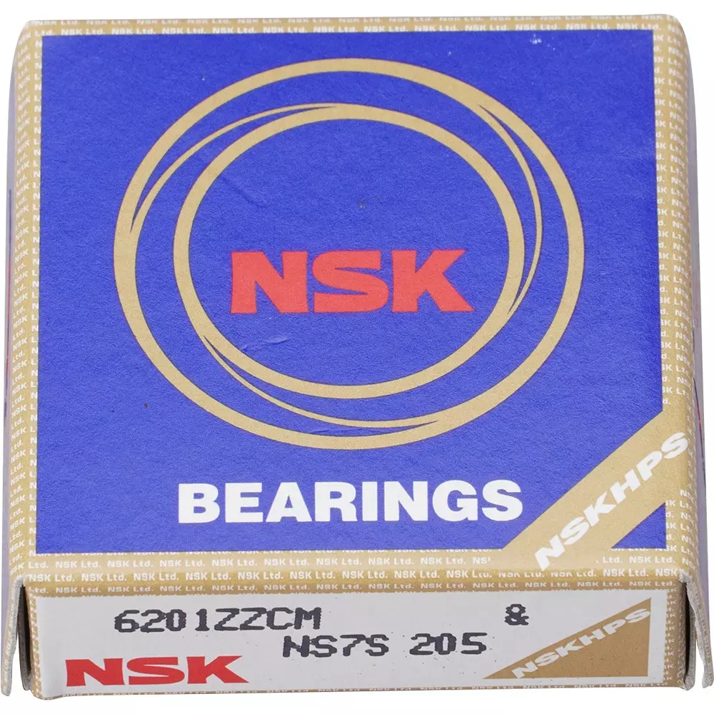 NSK Deep Groove Ball Bearings 6200 Series ZZ cm / NS7 12x32 mm Diameter and 10 mm Width B, 6201ZZCM/NS7