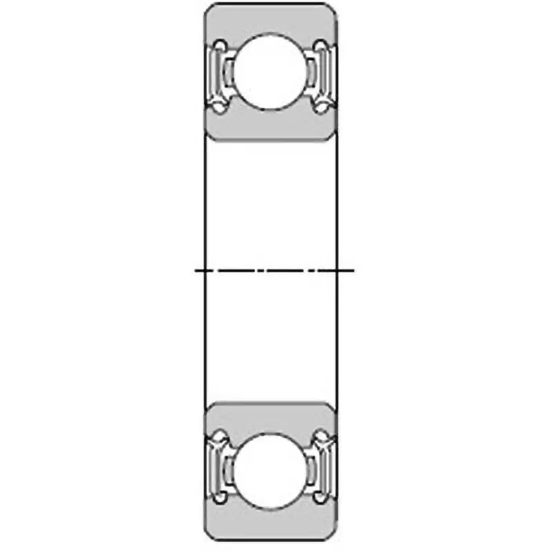 NTN Deep Groove Ball Bearing 6000 Type 95x145 mm Diameter and 24 mm Width B, 6019LLUCM/5K