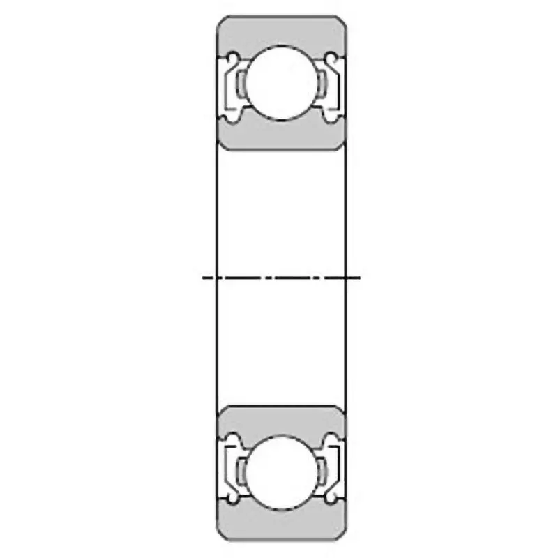 NTN Deep Groove Ball Bearing 6200 Type 10x30 mm Diameter and 9 mm Width B, 6200ZZC3/L412