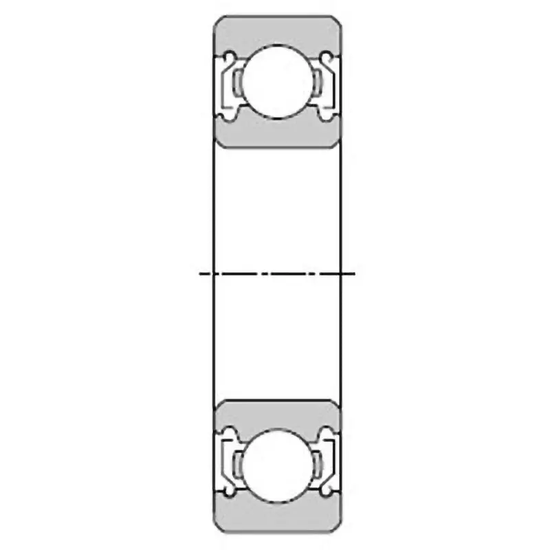 NTN Deep Groove Ball Bearing 6900 Type 55x80 mm Diameter and 13 mm Width B, 6911ZZ/5K