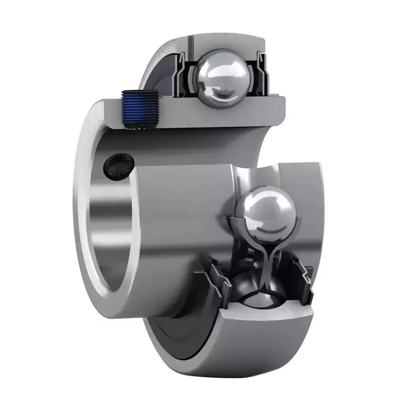BKZ Insert Ball Bearing, Inner Dia 50 mm, Outer Dia 110 mm, Width 61 mm, UC310