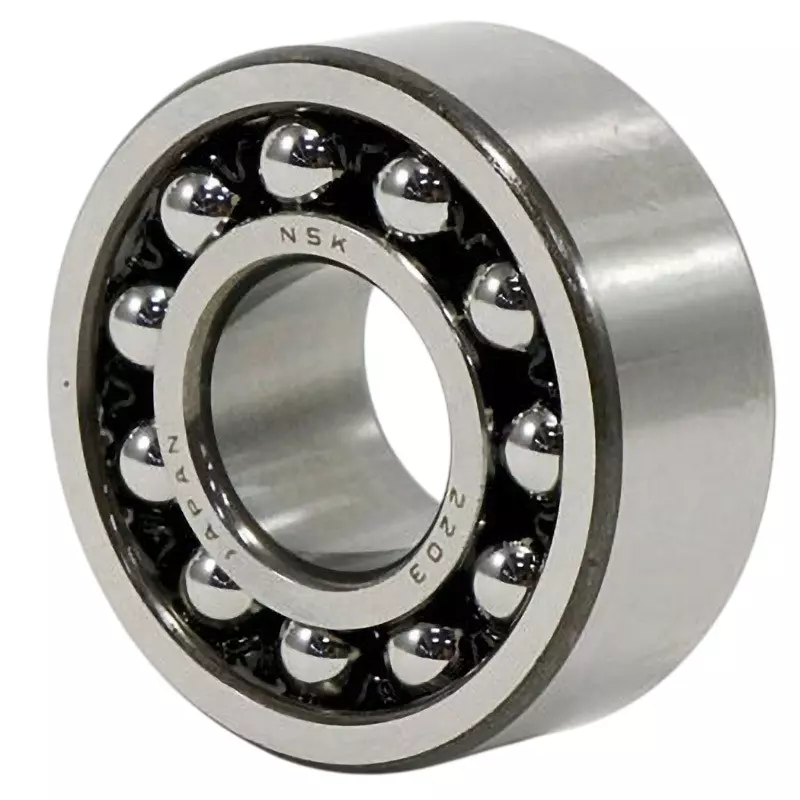 NSK Self-Aligning Ball Bearings Cylindrical Hole 2200 Series 17x40 mm Diameter and 16 mm Width B, 2203