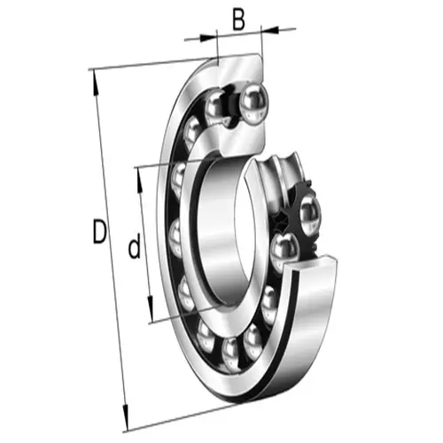 FAG Imported Self Aligning Ball Bearing, Inner Dia 100 mm, Outer Dia 180 mm, Width 46 mm, 2220-K-M-C3