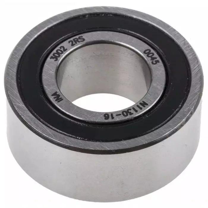 INA Double Row Angular Contact Ball Bearing- Both Sides Sealed 15 mm I.D, 32 mm O.D, 3002-2RS