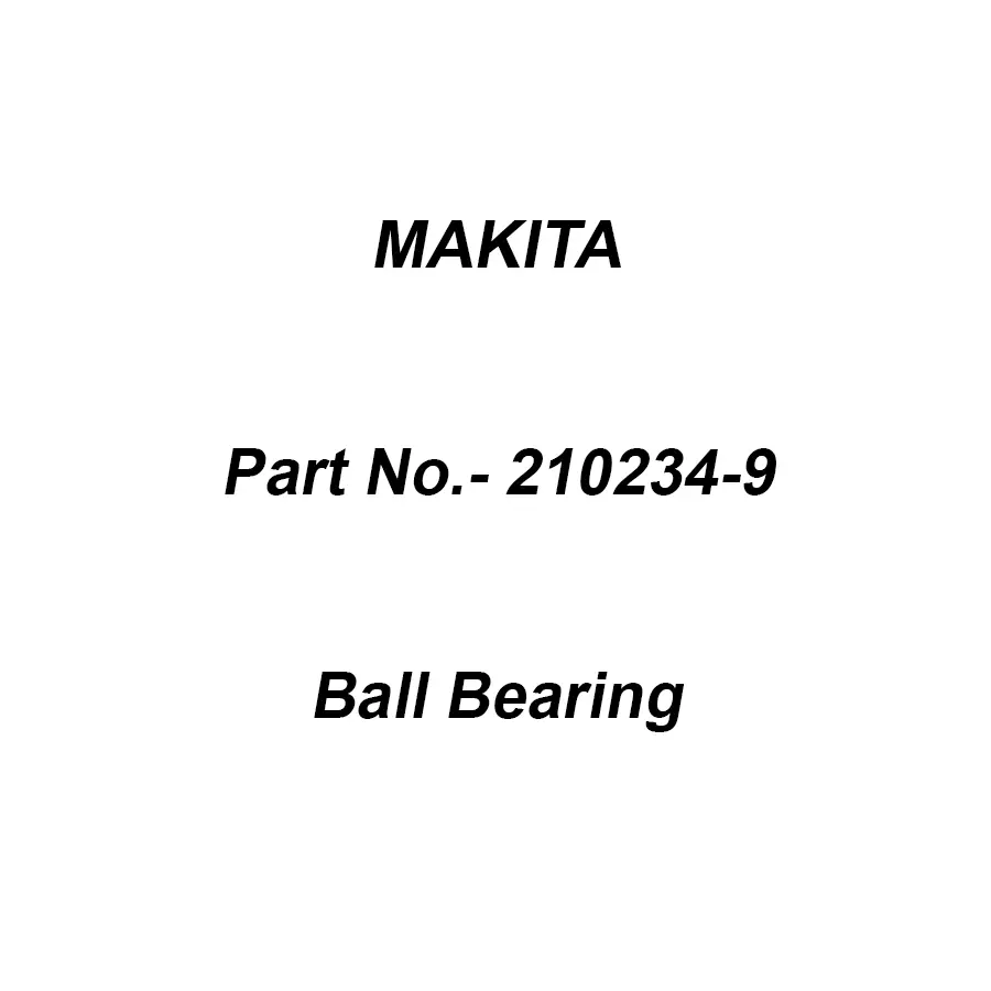 Makita Ball Bearing 2216LLB For HM1511, Part No 210234-9