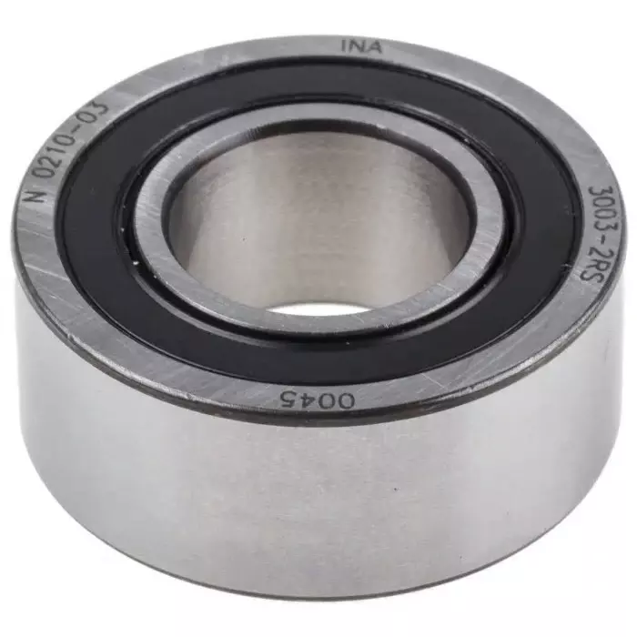 INA Double Row Angular Contact Ball Bearing- Both Sides Sealed 17 mm I.D, 35 mm O.D, 3003-2RS