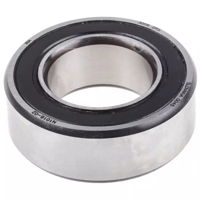 INA Double Row Angular Contact Ball Bearing- Both Sides Sealed 30 mm I.D, 55 mm O.D, 3006-2RS
