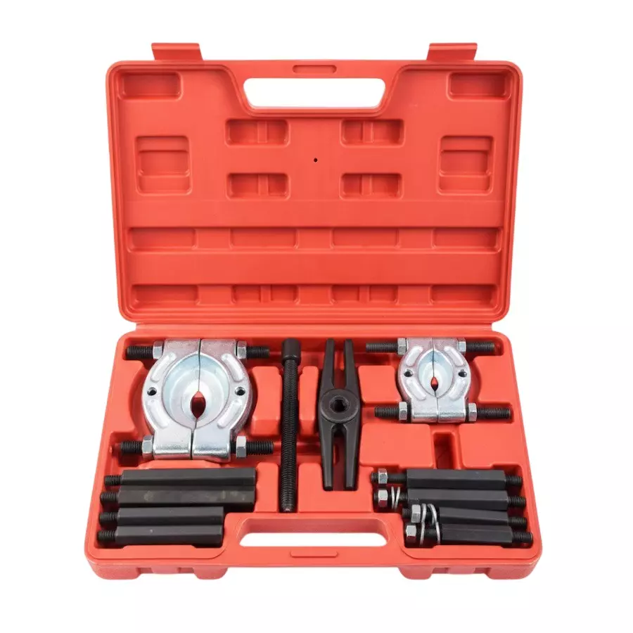 AGE TECH 12 Pcs Bearing Separator and Puller Set with 30-50 mm and 50-75 mm Bearing Separator Jaws, YZ-6002