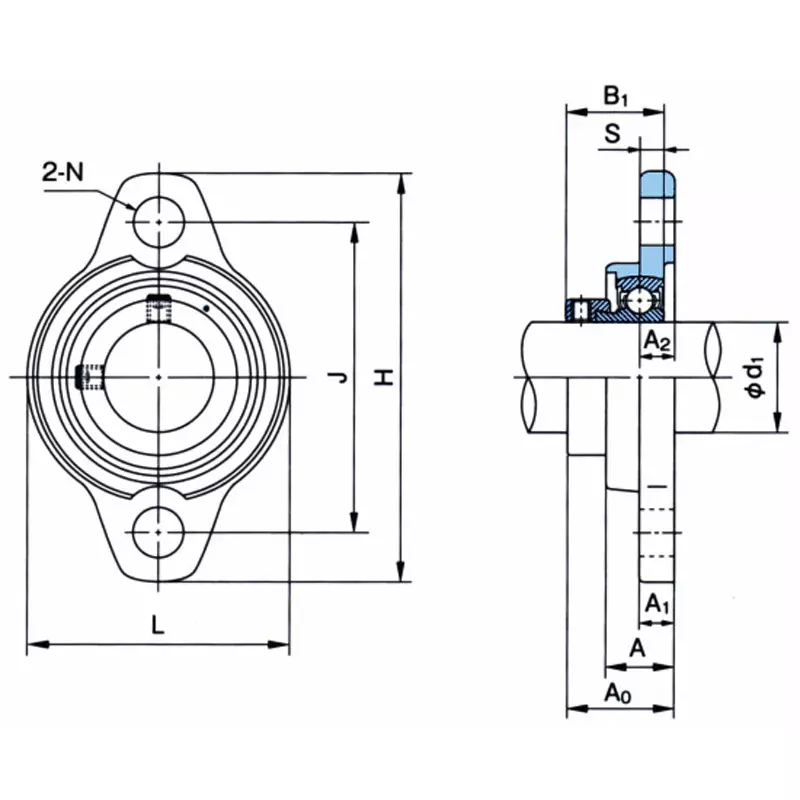 nachi-bearing-unit-ufl-type-ufl-e-30-mm-shaft-diameter-ufl006e