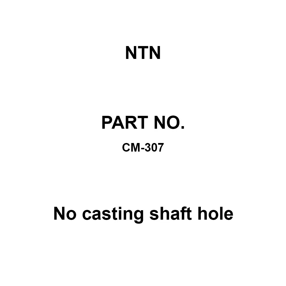 NTN No Casting Shaft Hole M6x15 mm Mounting Bolt, CM-307