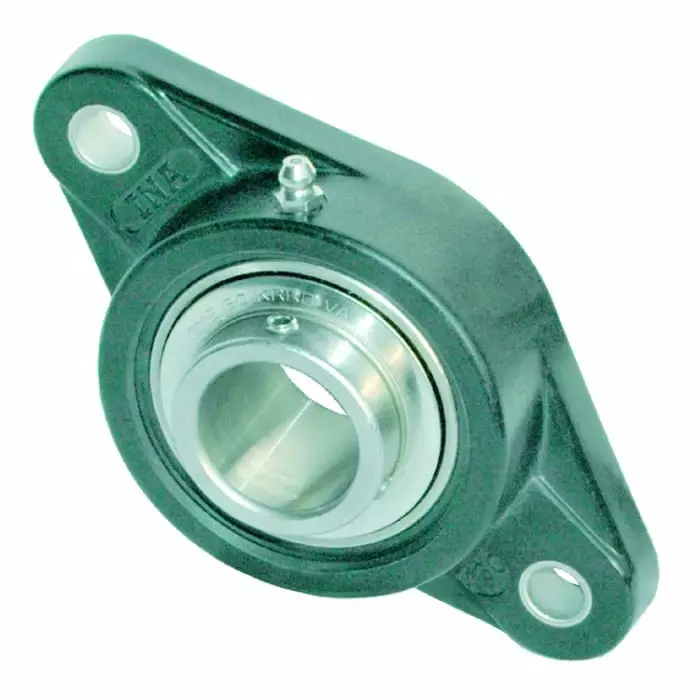 INA 2 Hole Flange Bearing Unit, 30 mm ID, RCJTY30-TV-VA-HLA