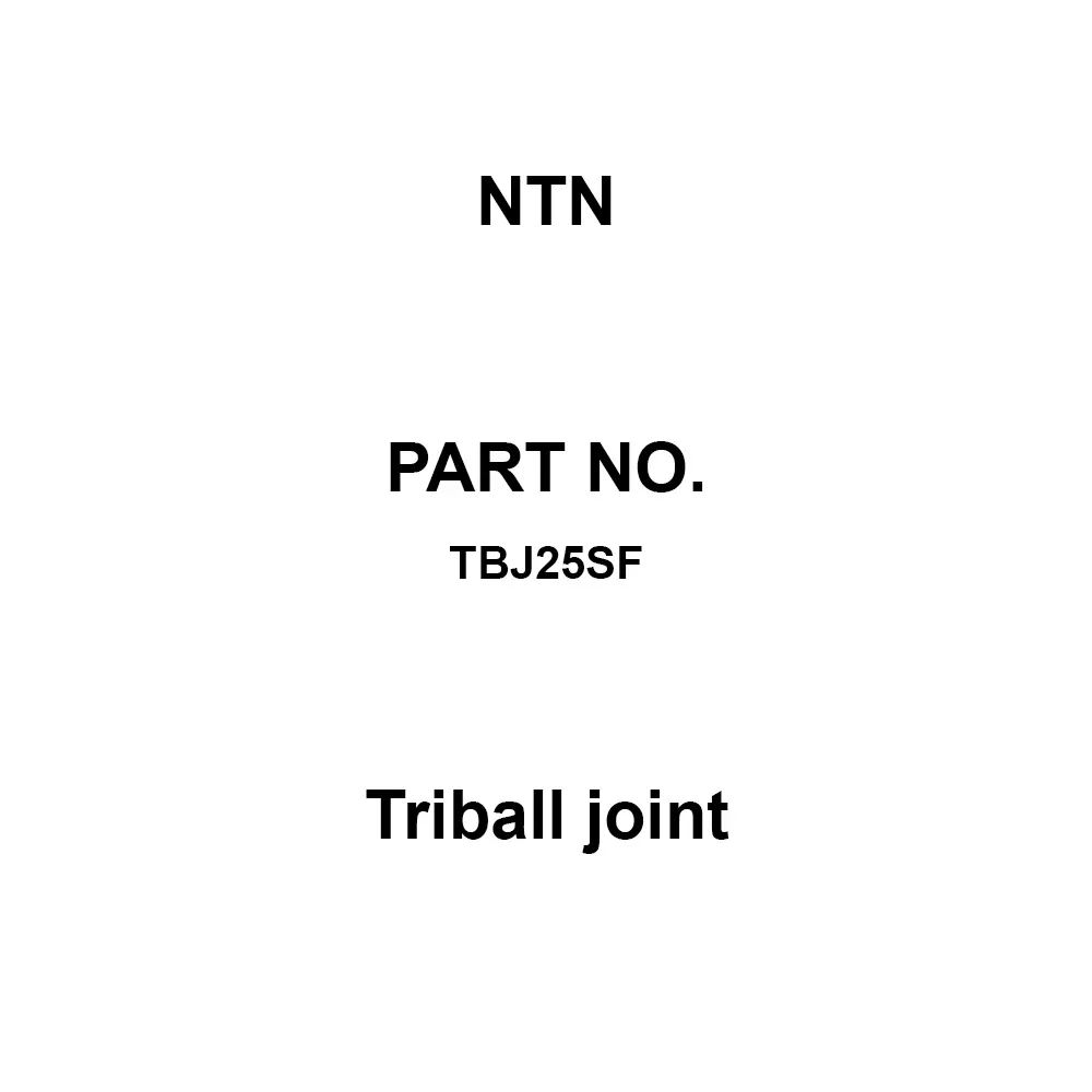 NTN Triball Joint SF Type (for General Use) 28 mm J Dimention, TBJ25SF