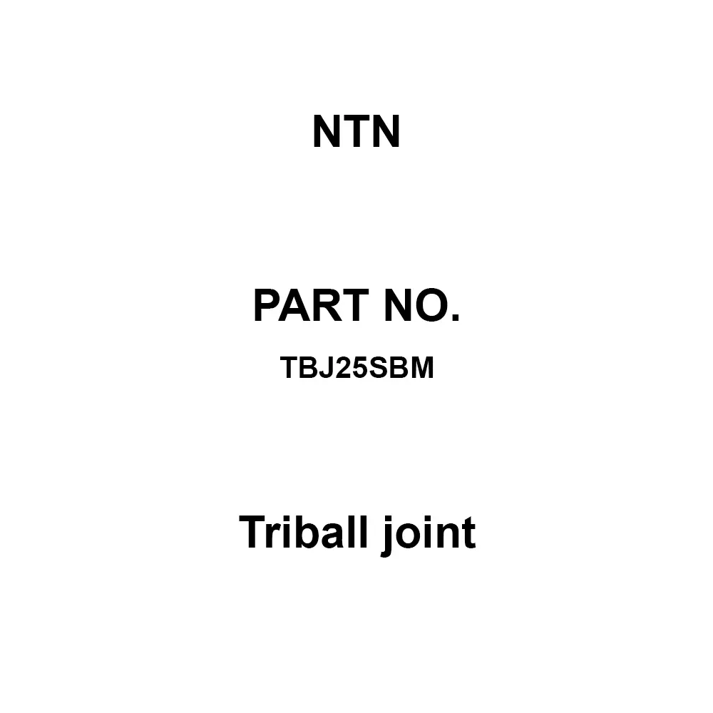 NTN Triball Joint SB Type (for General Use) 28 mm J Dimention, TBJ25SBM
