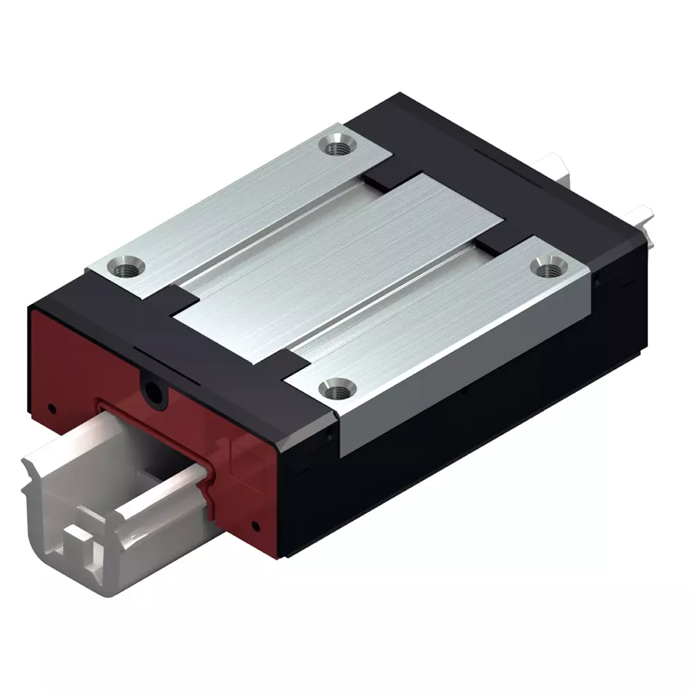 Bosch Rexroth Miniature Runner Block Martensitic Steel Material C1 - Low Preload Class 250 m/s² Acceleration, R044251300