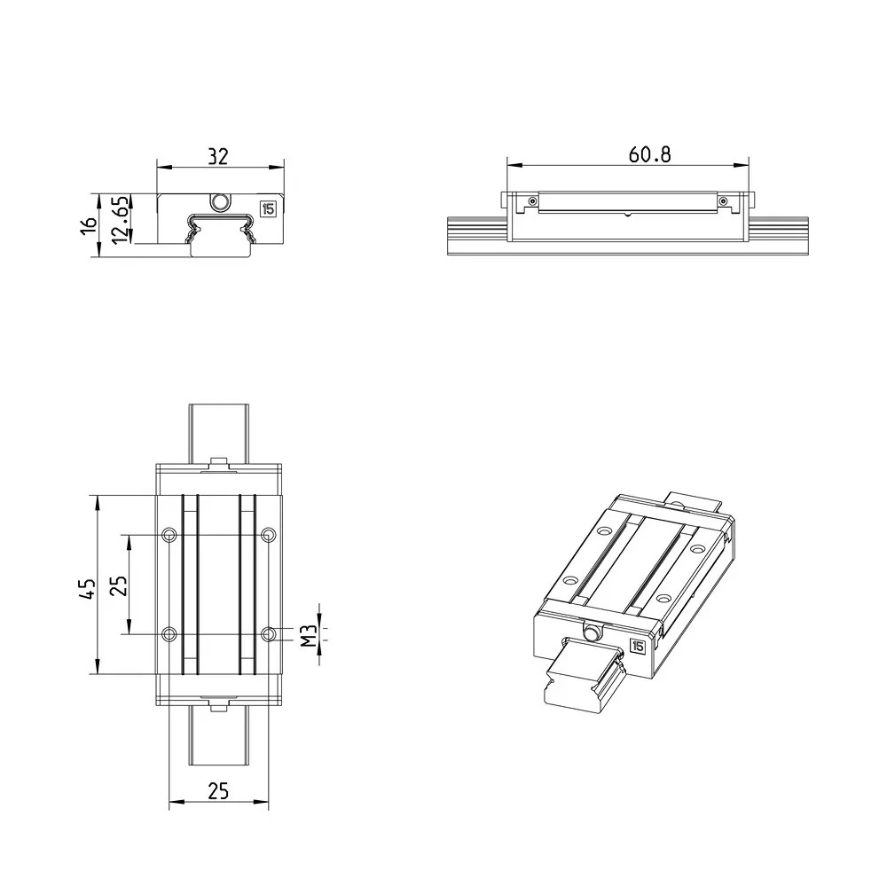 bosch-rexroth-miniature-runner-block-martensitic-steel-material-c1--low-preload-class-250-ms-acceleration-r044251300