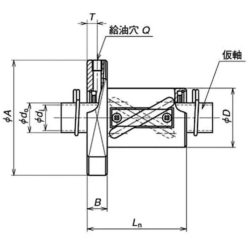 NSK RNFTL Type Rolled Ball Screw for Transfer Equipment (Single Flange Nut) With Seal 35 mm Rod and 6.35 mm Ball Dia., RNFTL4040A3S