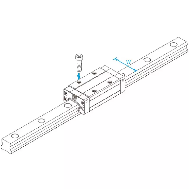 thk-shs-v-type-lm-guide-1305-mm-rail-length-shs45v2ss1305l