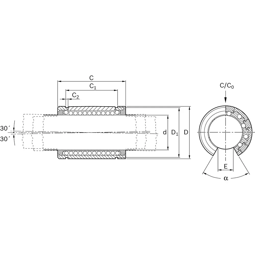 bosch-rexroth-super-linear-bushing-super-a-series-150-ms-acceleration-r067121640
