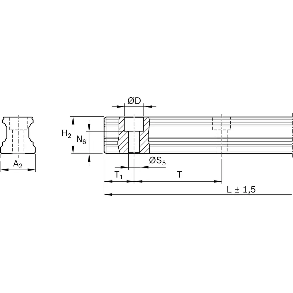 bosch-rexroth-ball-guide-rail-carbon-steel-material-25-mm-nominal-size-r160520331