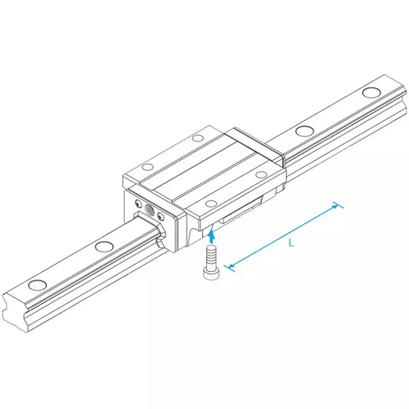 thk-hsr-lb-type-linear-motion-guide-1305-mm-length-hsr45lb2ss1305l