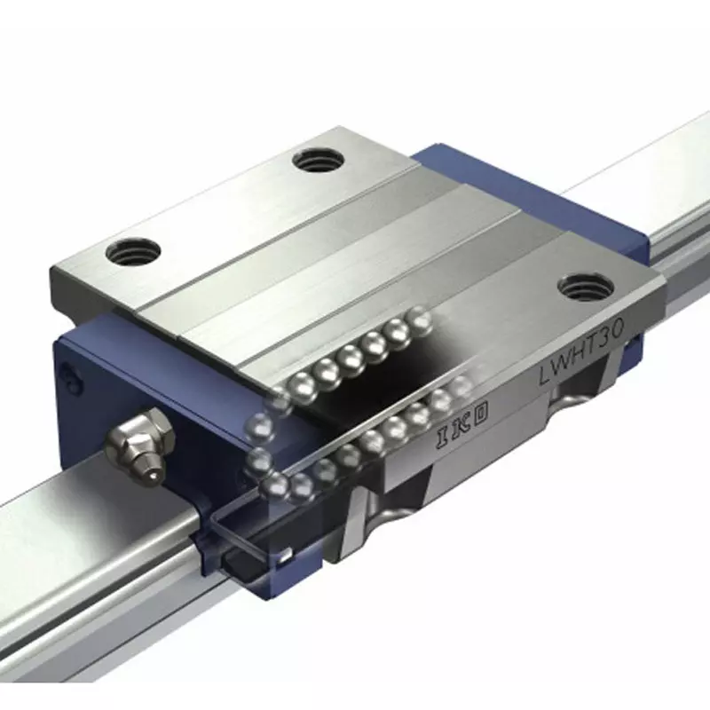 IKO Linear Way H/LWHT (Flange Type/Non-Interchangeable) 25 Size Carbon Steel 480 mm Length, LWHT25C2R480MH