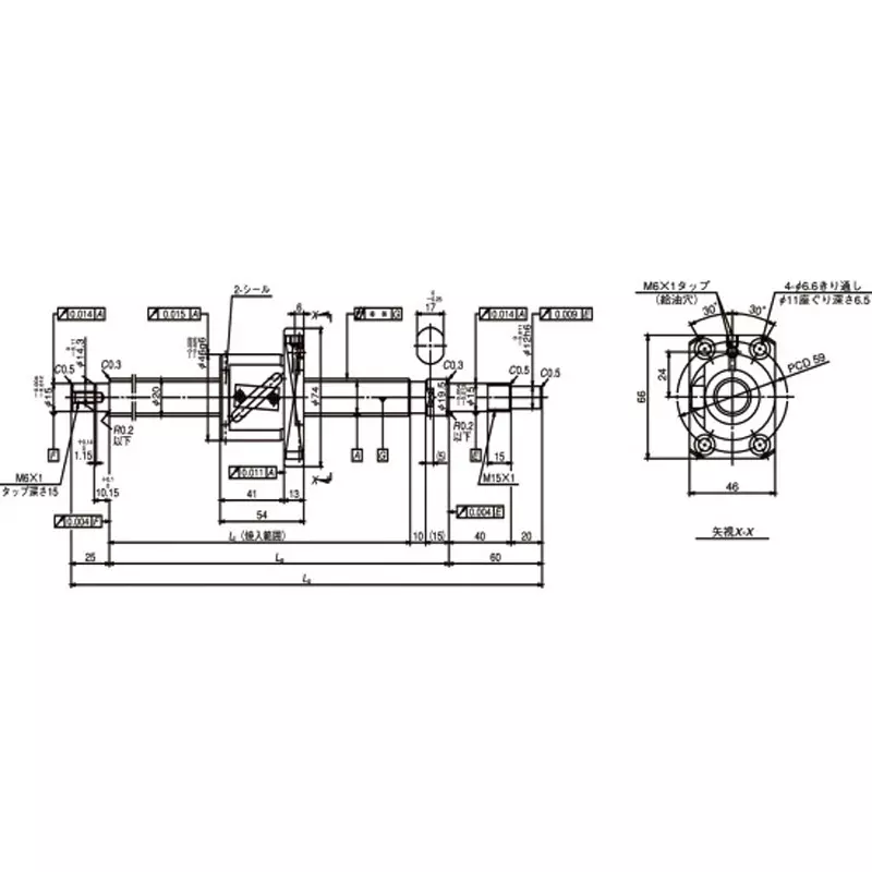 nsk-standard-ball-screw-shaft-end-completed-for-small-equipment-fa-10-mm-lead-w2003fa-1p-c5z10