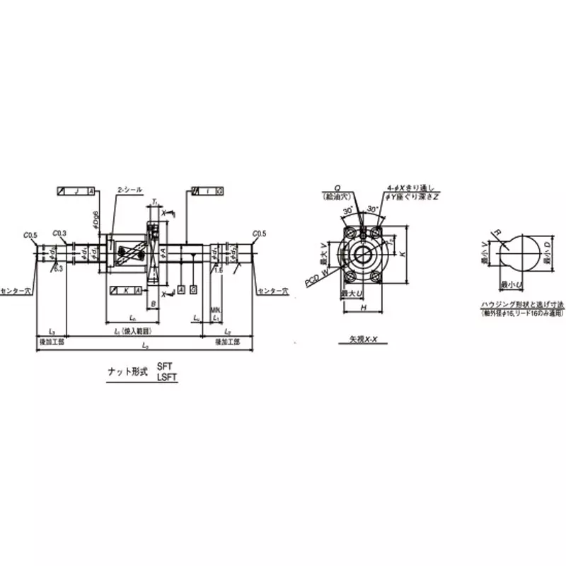 nsk-standard-ball-screw-unfinished-shaft-end-for-small-equipment-fs-5-mm-lead-w1202fs-1-c3t5