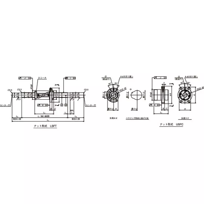 nsk-standard-ball-screw-unfinished-shaft-end-for-small-equipment-fs-5-mm-lead-w1202fs-1-c3t5