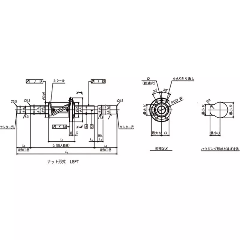 nsk-standard-ball-screw-unfinished-shaft-end-for-small-equipment-fs-5-mm-lead-w1202fs-1-c3t5
