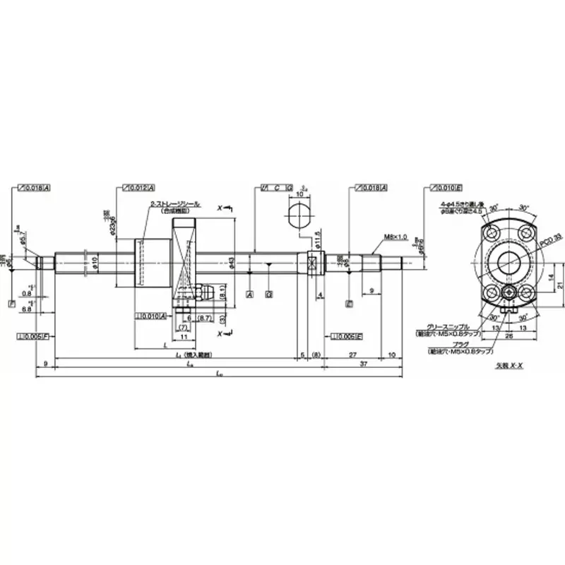 nsk-standard-ball-screw-shaft-end-finished-compact-fa-series-general-use-pss-mm-lead-pss2520n1d1263